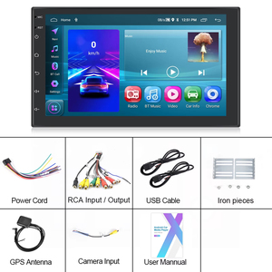 Radio de Auto Podofo 2+64GB 7" Doble DIN, Estéreo para Auto Android, Autoradio con Carplay, Android Auto, GPS, WIFI, BT, FM, RDS, Compatible con Cámara AHD - Product Image 6