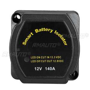 ตัวแยกแบตเตอรี่อัจฉริยะ 12V 140 แอมป์ รีเลย์ไวต่อแรงดันไฟฟ้า VSR สวิตช์อัจฉริยะสำหรับรถยนต์ ATV UTV เรือ RV รถบ้าน รถบรรทุก - Product Image 3