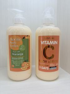 OEM Orange VC <b>Body</b> Lotion Niacinamide Moisturizing Softening Daily <b>Care</b> Custom Brand Logo Packaging Wholesale Factory Supply - Product Image 6
