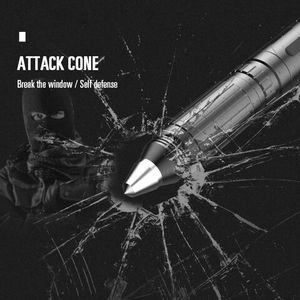 New Style Multi-Function Defensive With <b>Fire</b> Starter Compass Whistle <b>Led</b> Flashlight Self-Defense Tactical Pen Custom - Product Image 2
