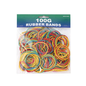 100 ग्राम उच्च गुणवत्ता वाले रबर बैंड का निर्माण मनी सब्जियां कार्यालय के लिए प्राकृतिक रंगीन रबर बैंड - Product Image 3