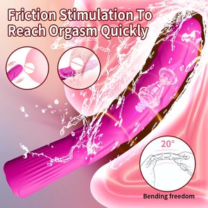 App kontrol 20 ° bükme vücut değnek masaj G Spot klitoris stimülatörü yapay penis sokmak seks oyuncak değnek teleskopik vibratör kadınlar için - Product Image 2