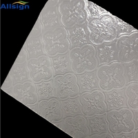 Plaque acrylique avec des formes de rayures ondulées transparentes, texture murale, panneaux acryliques décoratifs en relief pour découpe personnalisée