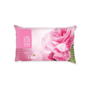 OEM y ODM personalizado Mini Rosa 15 gramos forma sólida DEA Hotel Bar jabón lujoso tamaño pequeño químico para adultos FÁBRICA DE Indonesia - Product Image 1