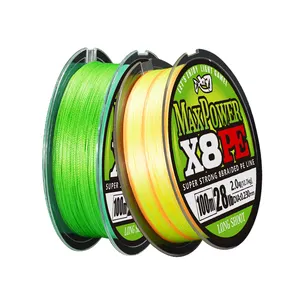 LINNHUE PE intrecciato linea da pesca 8 fili 100M 300M multifilamento Super forte linee da pesca Giappone multicolore per acqua salata