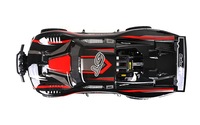 Camion de rallye RC tout-terrain Rofun Sport Racing BAHA5T à l'échelle 1:5, prêt à rouler, avec moteur à essence nitro de 32 cm³, télécommande 2,4 GHz