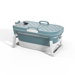 حوض استحمام محمول قابل للطي للبالغين والأطفال، حوض سباحة وساونا وسبا منزلي للعائلة - Product Image 1