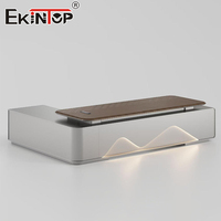 Bureau de travail commercial Ekintop, bureau d'ordinateur de luxe, table de bureau ergonomique, bureau en bois, bureaux de travail modernes