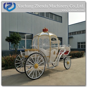Carruaje Eléctrico de Cenicienta, Carruaje Romántico para Bodas, Carruaje Eléctrico de Cenicienta para Niños, Carroza de Caballos para Jardín - Product Image 3