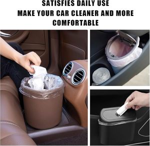 Car Trash <b>Bags</b>, 60 Counts Elastic Transparent Mini Garbage <b>Bags</b>, <b>Waterproof</b> Disposable Trash Can Liner Refills for Car Home - Product Image 4
