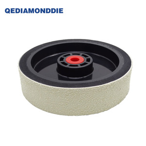 Ruedas de pulido de piedras preciosas REZ de 6 pulgadas/8 pulgadas, superficie de rebabas, muelas abrasivas de diamante de resina suave para pulido de gemas - Product Image 3