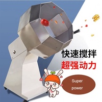 Machine de revêtement aromatisant pour chips de maïs soufflé en fût octogonal, machine de mélange d'assaisonnement pour snacks et pommes de terre, fournie directement par l'usine