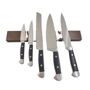 Porte-<span class=keywords><strong>couteaux</strong></span> magnétiques en bois de noyer, décoration murale de cuisine, <span class=keywords><strong>barre</strong></span> à <span class=keywords><strong>couteaux</strong></span> - Product Image 1