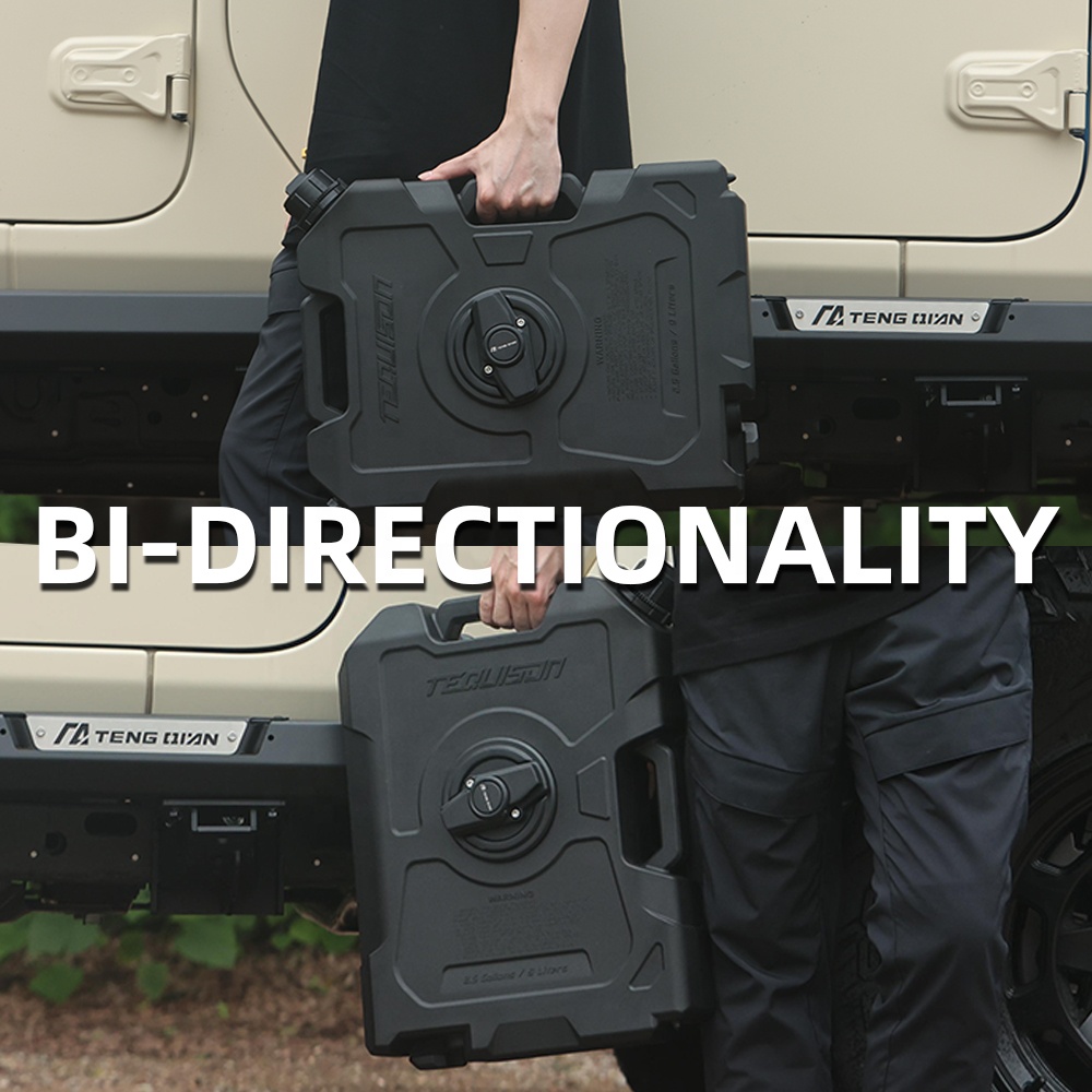 TENGQIAN 9L off-Road Door Jerrycan for Jeep Wrangler JK JL
