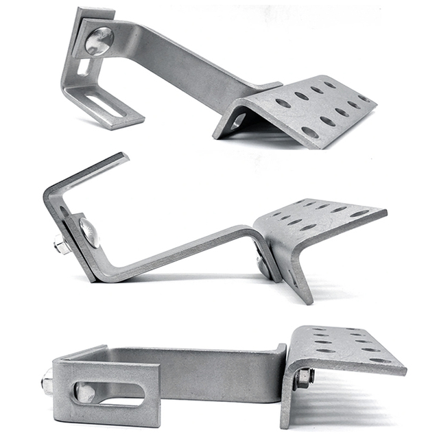 Solar Panel Mounting Energy Roof System Photovoltaic Universal Adjustable Ceramic Slate Tile Hook Bracket Solar Tile Roof Hook