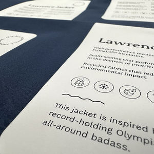 Gran oferta, etiqueta de sello caliente de transferencia de calor personalizada, Material de reciclaje, etiqueta 3D, etiquetas de impresión de marca con logotipo reflectante mate brillante para ropa - Product Image 5