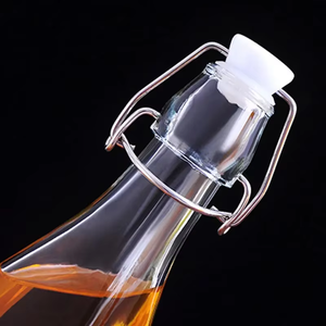 <span class=keywords><strong>Bouteille</strong></span> à boisson transparente Bulat 500ml 750ml 1000ml avec <span class=keywords><strong>bouchon</strong></span> pivotant grande capacité et joint en liège <span class=keywords><strong>pour</strong></span> usage domestique - Product Image 4