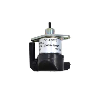 New excavator accessories flameout switch solenoid valve needle length 11mm 12V 1C010-60015 for V1505 V3300 engine