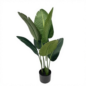 Arbre artificiel <span class=keywords><strong>bananier</strong></span> LUYI Traveller, vente en gros, arbre artificiel réaliste, verdure dense, plante artificielle pour décoration intérieure - Product Image 2