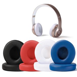 Vente directe de coussins de remplacement <span class=keywords><strong>pour</strong></span> <span class=keywords><strong>casque</strong></span> <span class=keywords><strong>Beats</strong></span> Solo 3.0 en <span class=keywords><strong>mousse</strong></span> à mémoire de forme de haute qualité - Product Image 1