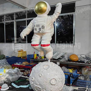 <b>Astronaut</b> Sculpture Decorative <b>Light</b> Ip65 Outdoor Urban Landscape Motif Lamp For New Year's Day & Ramadan Festival Celebration - Product Image 6