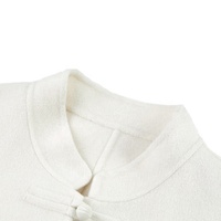 [Boying] Maßgeschneiderte Neue Chinesische Damen-Winterjacke aus Wollfleece mit Stehkragen und Knöpfen, Umweltfreundlich, Atmungsaktiv und Elegant
