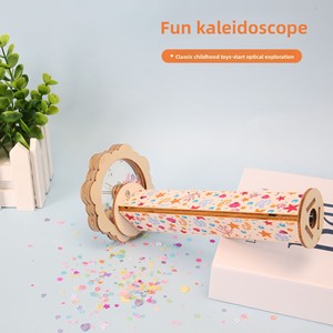 Kit de kaléidoscope rotatif Yuglow DIY, jouet d'expérimentation scientifique pour enfants, pack de matériel créatif fait main pour enfants - Product Image 5