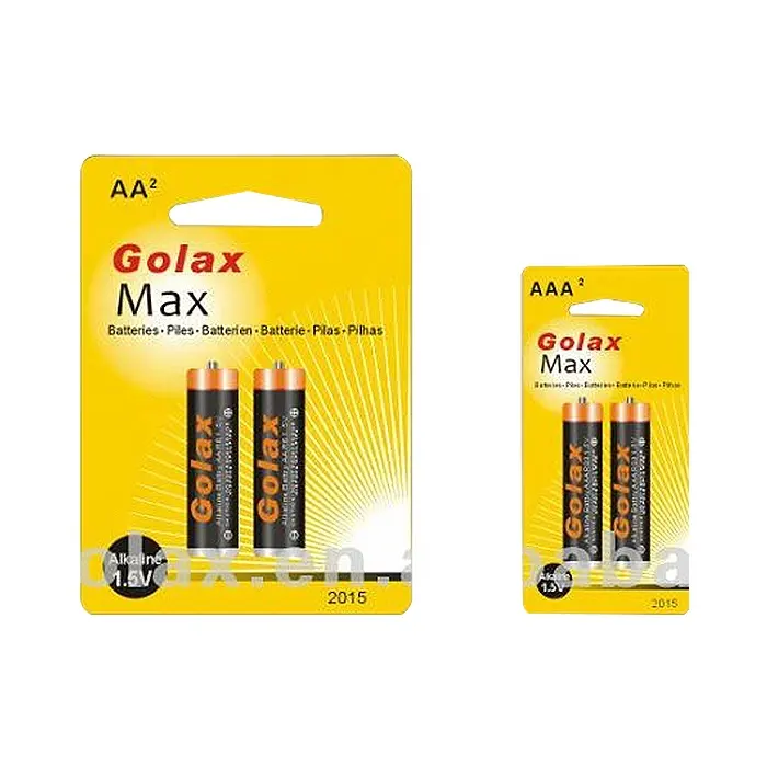 Golax blister card alkaline battery