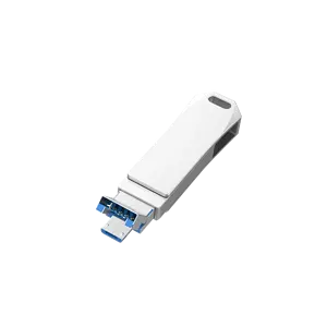 LEVOFAST Werks großhandel 32G 64G USB 2.0 Metall-USB-Flash-Laufwerk für USB/Micro/Typ C Für PC