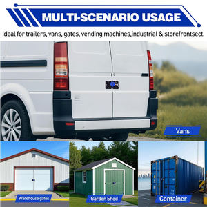 AMBITIONパックロックとHaspキット収納ドアロックヘビーデューティ隠しシャックルロックとHasp - Product Image 6