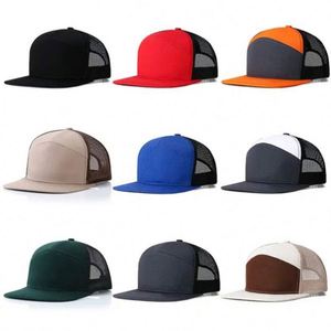 Casquette de baseball respirante à 7 panneaux et visière plate Richardson 168 en coton avec LOGO personnalisé – Vente en gros - Product Image 2