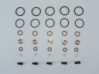 Los precios más baratos 5x Kit de reparación de sello de inyector para VW TRANSPORTER 1,9 2,5 CHOICE1/2 03-09 T5 TDI