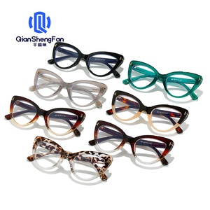 แว่นตา<span class=keywords><strong>แฟ</strong></span>ชั่นทรงแคทอายกรอบใหญ่สไตล์ยุโรป-อเมริกัน สำหรับผู้หญิง ดีไซน์ทันสมัย ป้องกันแสงสีฟ้า เลนส์แบน นำเข้า - Product Image 2