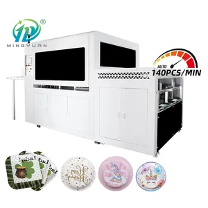 2-12 inch cartoon paper plate machine Party paper plate production line one-time manufacturing machine