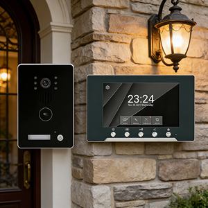 <span class=keywords><strong>Bouton</strong></span> de raccourci 1, Clavier lumineux 1, Faible consommation d'énergie, Système d'interphone pour ancienne communauté - Product Image 1