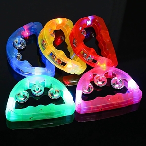 Tamborín LED Luminoso al por Mayor, Campana de Mano Intermitente, Juguete Musical Iluminado, Logotipo Personalizado Disponible - Product Image 4