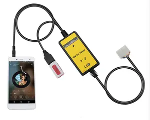 USB AUX MP3 רדיו רכב מוסיקה דיגיטלית Cd Changer Aux מתאם עבור טויוטה 5 + 7Pin קאמרי 1998-2004 קורולה 1998-2002