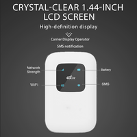 Routeur WiFi de poche 4G LTE MF833 avec emplacement pour carte SIM, utilisation SOHO, prise en charge du pare-feu et du VPN, 300 Mbps