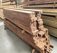 Poutre en bois lamellé-collé de teck sud-américain, étanche, séchée au four (KD)