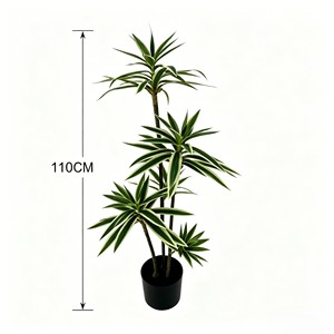 Home Indoor Decoration With Artificial Lily Bamboo <b>Pot</b> Simulation Green Indoor Plant Bamboo <b>Tree</b> - Product Image 2