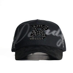 Gorras Personalizadas Sombrero Gorras 31 Gorra de Béisbol de 5 Paneles de Algodón y Gamuza con Borde con Letras en Relieve - Product Image 6