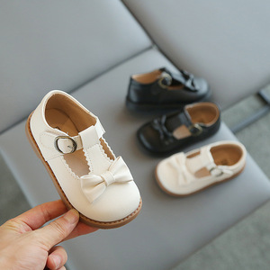 Lente Zomer Mary Jane Slip-On Schooluniform Feestjurk Schoenen Pu Lederen Strik Ademende Ronde Loafers Schooljurk Schoenen - Product Image 5