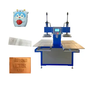 Double-head Embossing Machine for rubber Silicone Cell Phone Case and Wrist Straps Production
