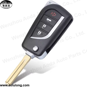 Clé de voiture intelligente de haute qualité à 2/3/4 boutons, coque de clé de véhicule <span class=keywords><strong>pour</strong></span> Toyota, clé pliable - Product Image 6