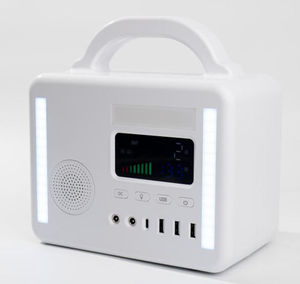 Station portable compacte Runck CY-DC 200W avec audio Bluetooth, batterie lithium-ion, onduleur à onde sinusoïdale pure et télécommande - Product Image 1