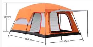 Tienda de Campaña Exterior de Una Habitación con Sala de Estar, Impermeable, para las Cuatro Estaciones, de Apertura Rápida, para 3-6-12 Personas, para Acampar y Hacer Picnic, con Protección Solar, Tienda de Campaña Grande - Product Image 3