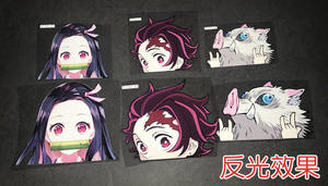 สติกเกอร์การ์ตูนลาย <span class=keywords><strong>My</strong></span> <span class=keywords><strong>Hero</strong></span> <span class=keywords><strong>Academia</strong></span> Midoriya Izuku Bakugou Katsuki สติกเกอร์อนิเมะสำหรับตกแต่งหน้าต่างรถแล็ปท็อป19รูปแบบ - Product Image 3