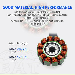 SURPASS Hobby FPV Racing Drone 7 pouces 10 pouces 13 pouces 1300KV 1700KV Moteur Brushless B2807 2810 3110 3115 UAV Racing Accessoires - Product Image 3