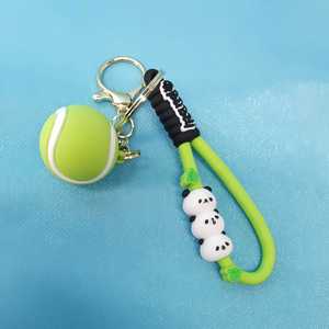 Llaveros de Silicona de Tenis Personalizados al por Mayor Directo de Fábrica, Llaveros 3D de PVC de Tenis, Regalo de Juguete de la Serie Deportiva de PVC Suave - Product Image 5