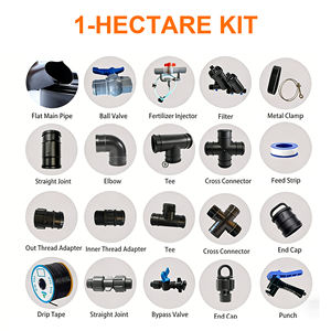 Système d'irrigation <span class=keywords><strong>goutte</strong></span> <span class=keywords><strong>à</strong></span> <span class=keywords><strong>goutte</strong></span> PE avec émetteur rond interne de 16 mm et raccords pour économie d'eau en agriculture - Product Image 5